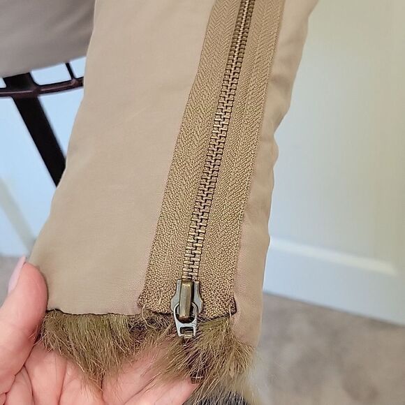 David Bitton BUFFALO Taupe Down Jacket Size XS - Picture 5 of 12